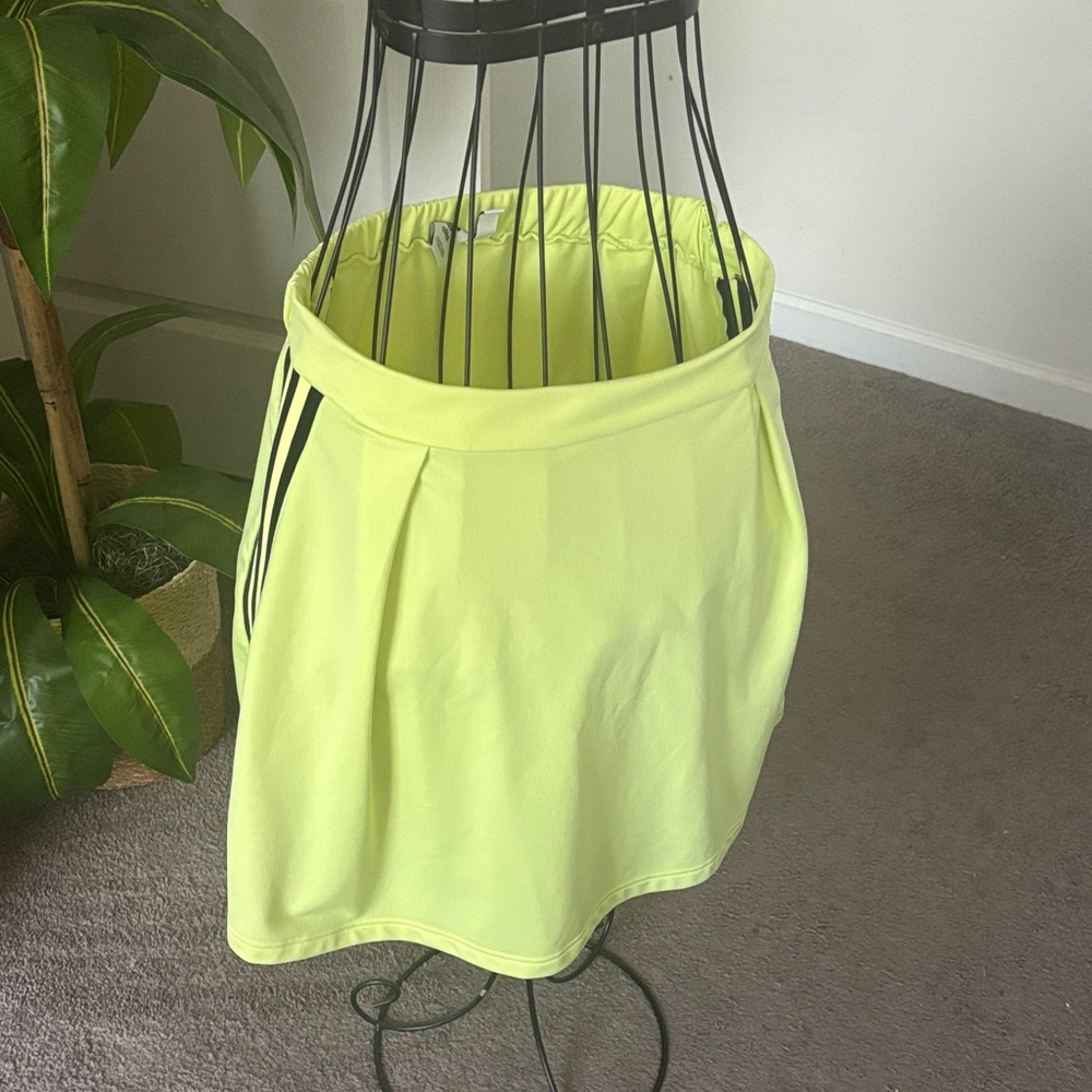adidas Women's Neon Yellow Skirt